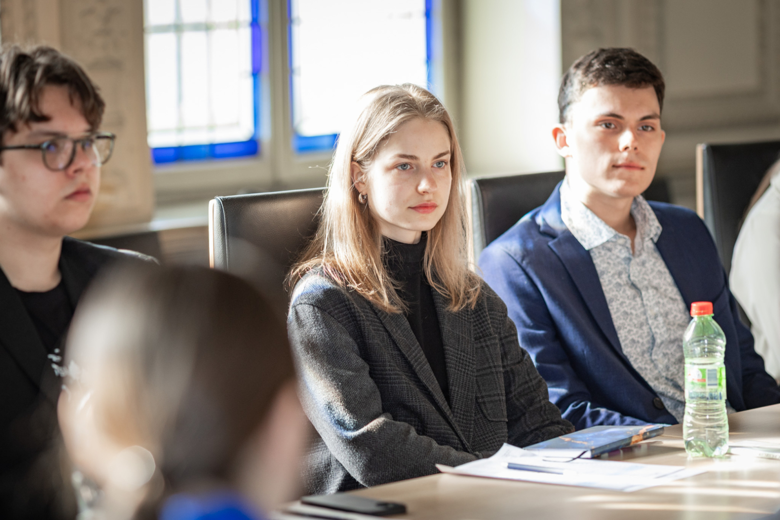 Ministres tikšanās ar jauniešiem Nacionālā dialoga ietvaros KM Lielajā zālē