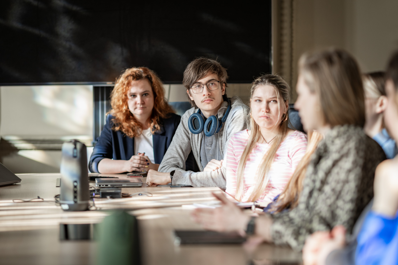 Ministres tikšanās ar jauniešiem Nacionālā dialoga ietvaros KM Lielajā zālē