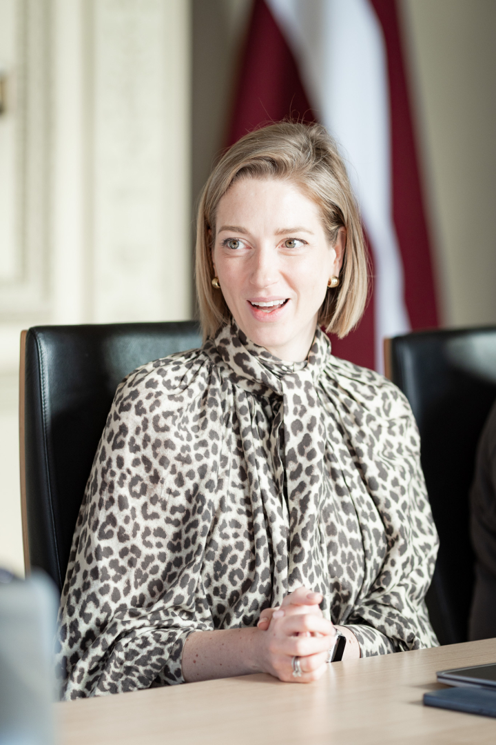 Ministres tikšanās ar jauniešiem Nacionālā dialoga ietvaros KM Lielajā zālē