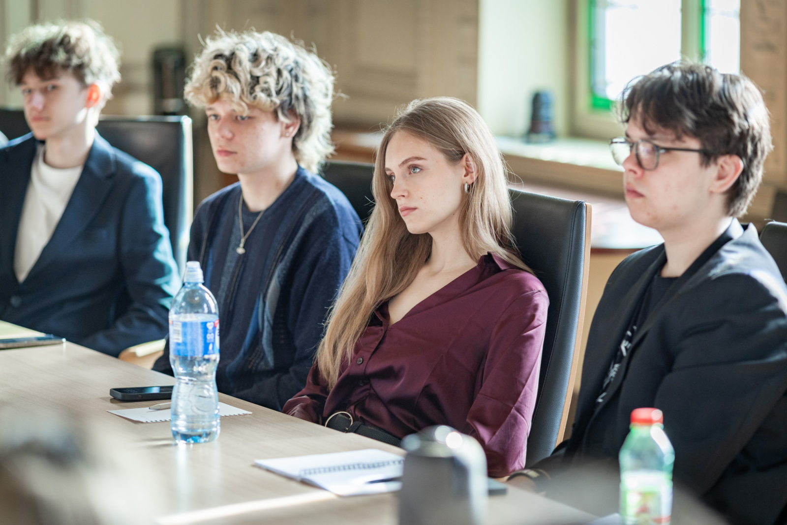 Ministres tikšanās ar jauniešiem Nacionālā dialoga ietvaros KM Lielajā zālē