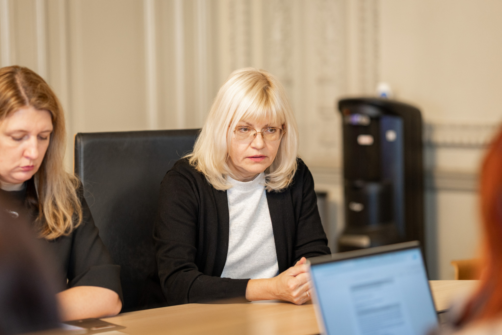 Kultūrizglītības padomes sēdes dalībniekI KM Lielajā zālē