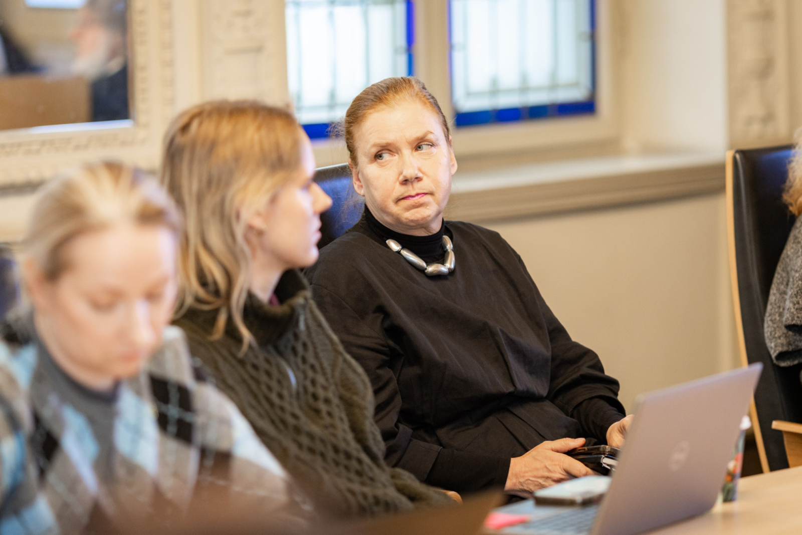 Kultūrizglītības padomes sēdes dalībniekI KM Lielajā zālē