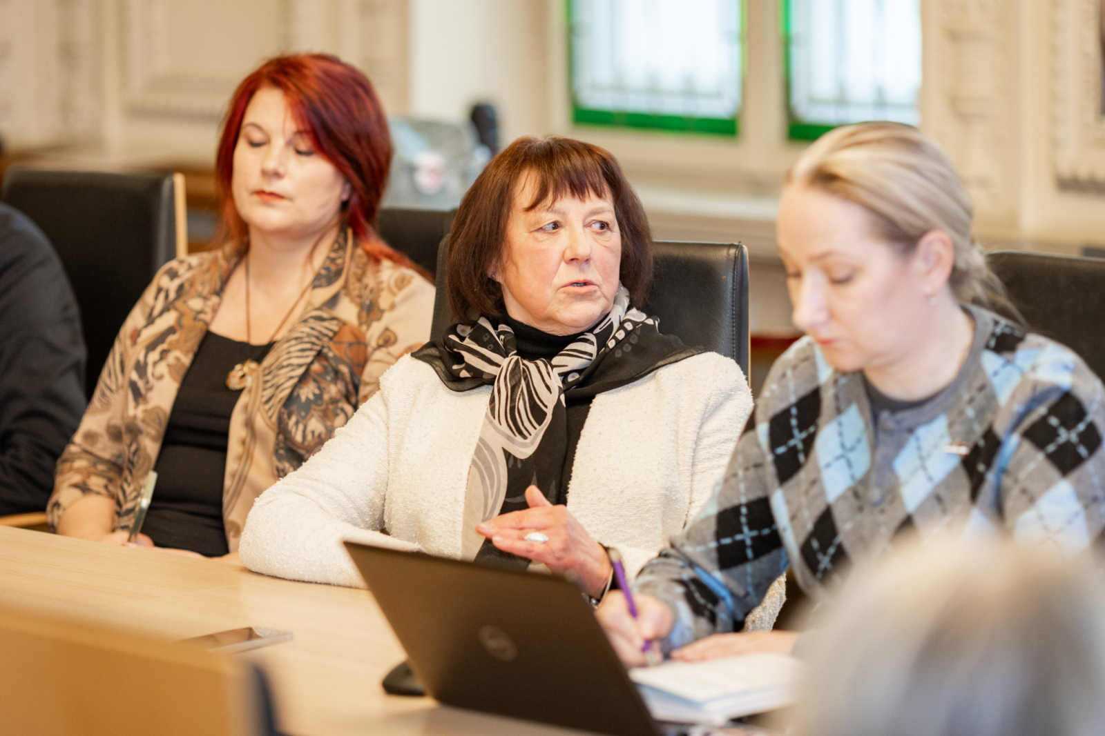 Kultūrizglītības padomes sēdes dalībniekI KM Lielajā zālē