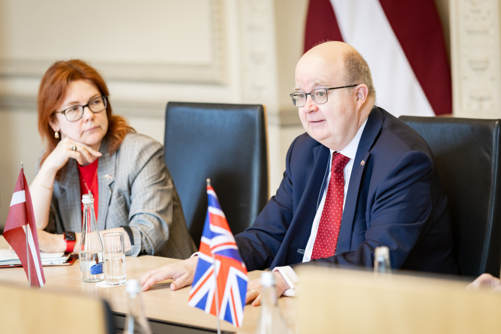 Tikšanās ar Lielbritānijas un Ziemeļīrijas Apvienotās Karalistes ārkārtējo un pilnvaroto vēstnieku Latvijas Republikā V.E. Polu Bramelu (H.E. Mr Paul Brummell)