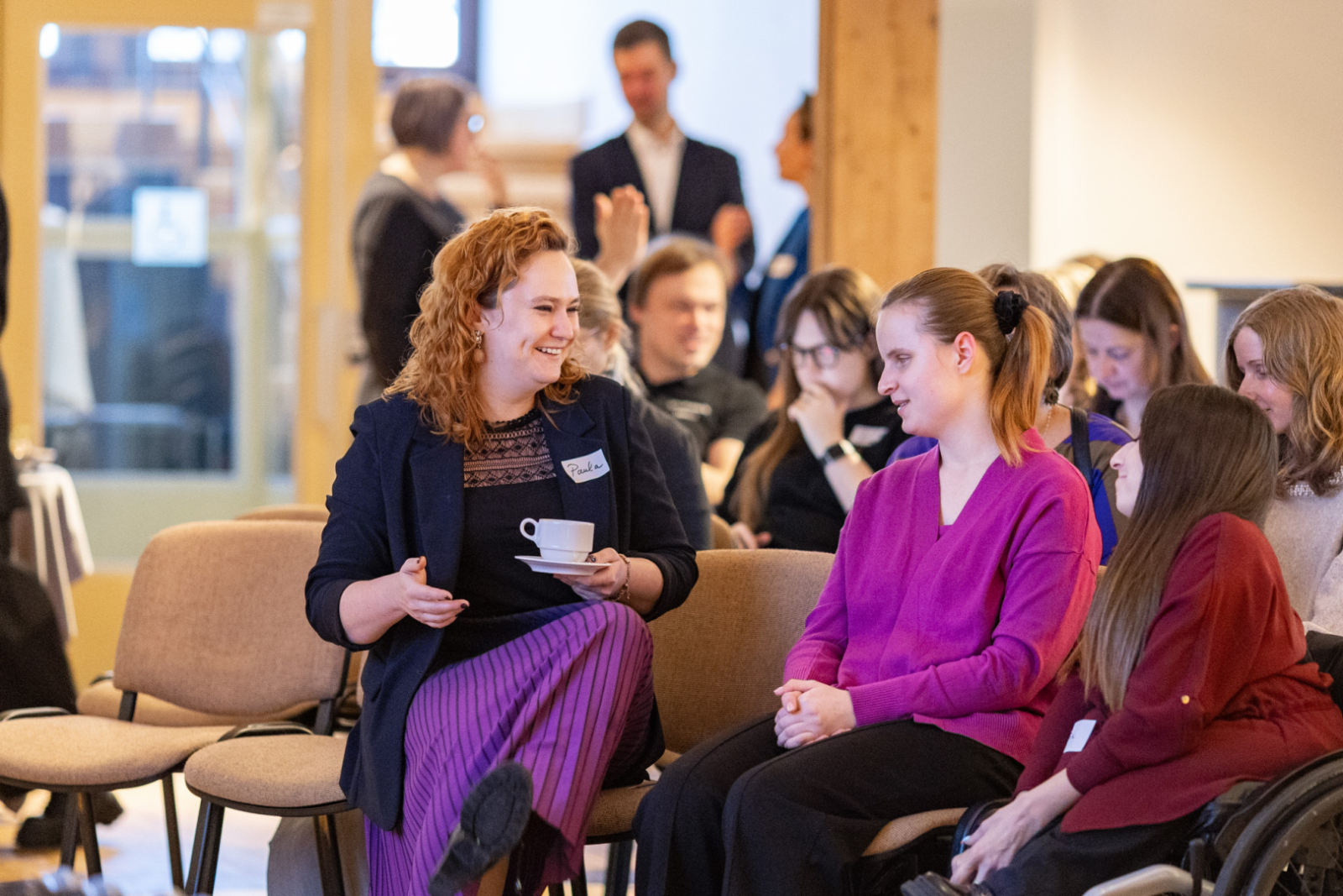 KM semināra par kultūras piekļūstamību "Cik piekļūstami mēs esam?" norise Valmieras muzeja telpās