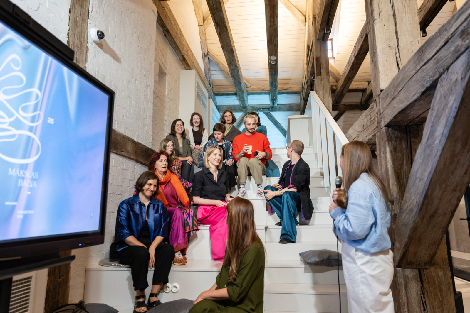 Latvijas Mākslas gada balvas preses konference LNRMM telpās, foto: Oskars Artūrs Upenieks / Kultūras ministrija