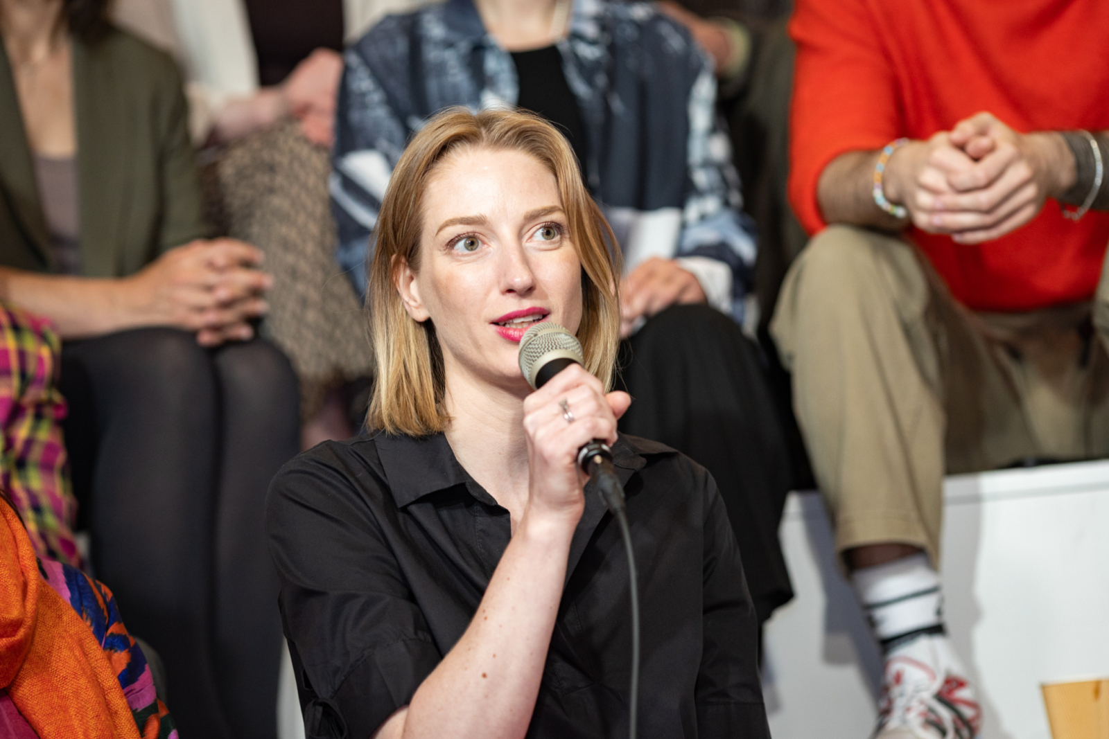 Latvijas Mākslas gada balvas preses konference LNRMM telpās, foto: Oskars Artūrs Upenieks / Kultūras ministrija
