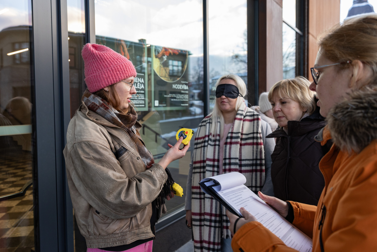 KM semināra par kultūras piekļūstamību "Cik piekļūstami mēs esam?" norise Valmieras pilsētvidē