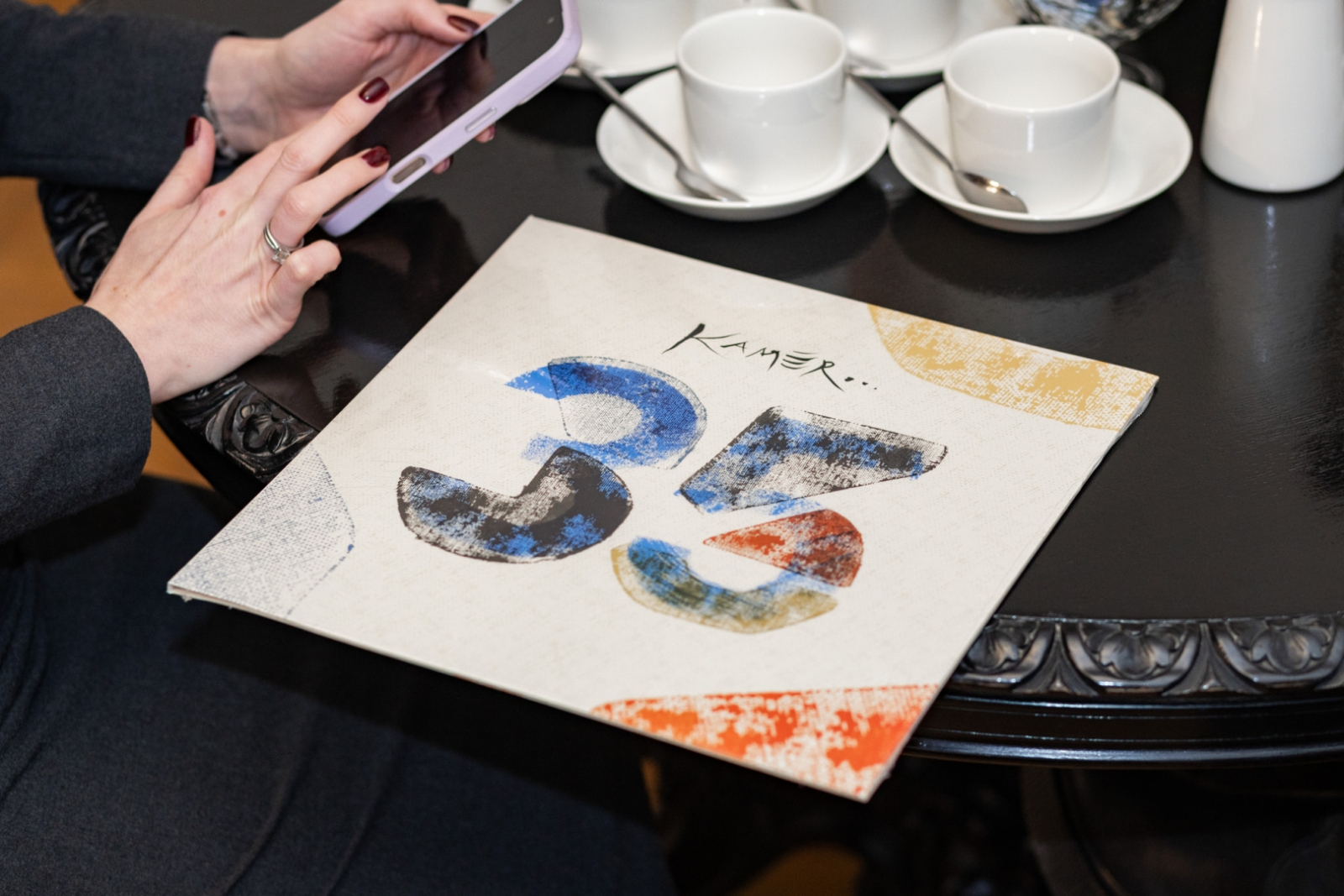 Kultūras ministres Agneses Lāces un kora “Kamēr...” pārstāvju tikšanās