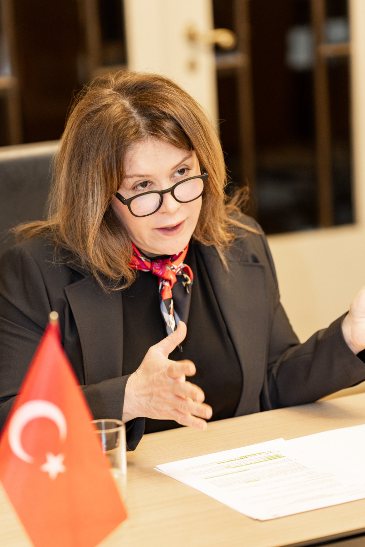 Tikšanās ar Turcijas vēstnieci Latvijā V.E. Šuli Eztunču (H.E. Mrs Şule Öztunç)