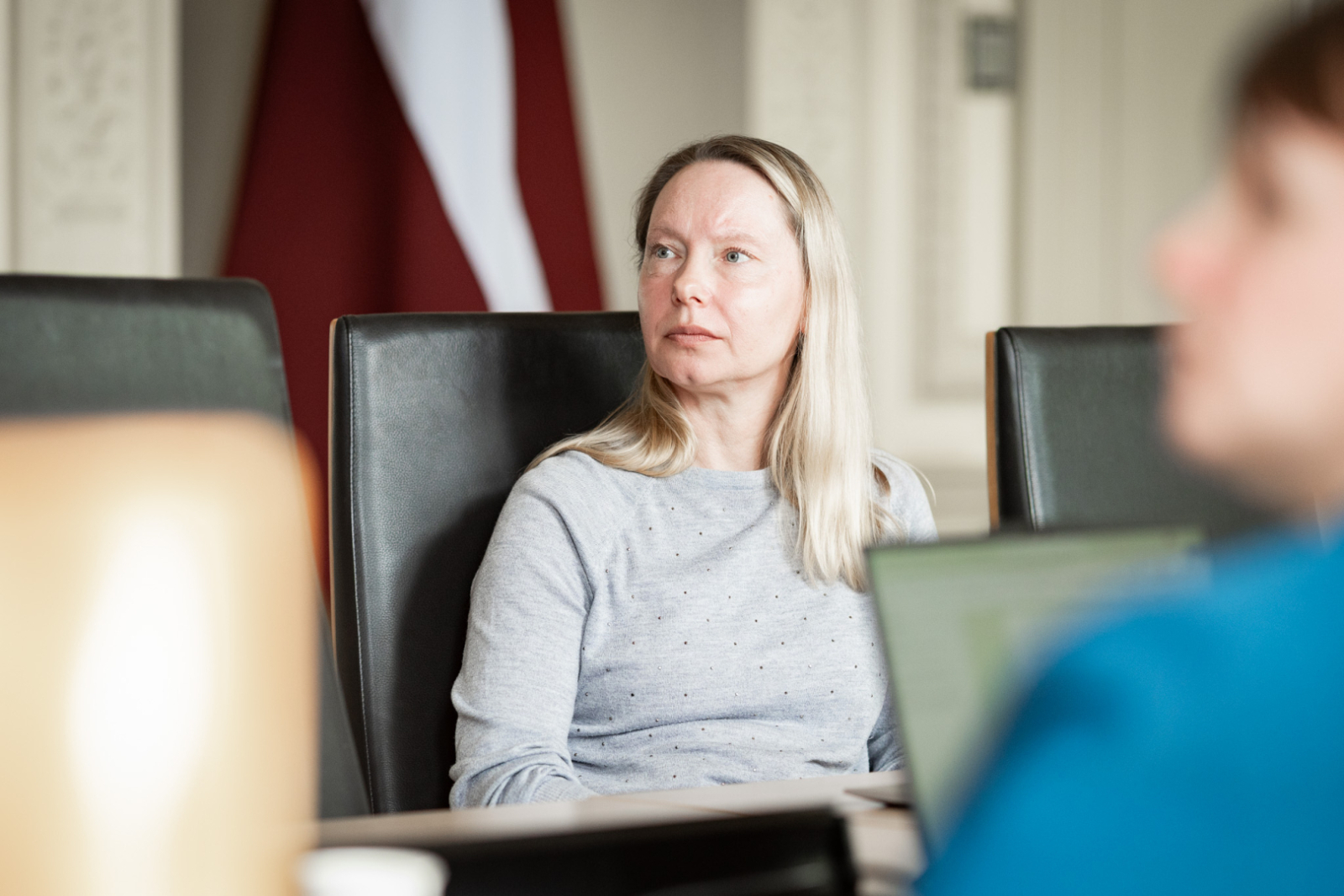 Pilsoniskās sabiedrības attīstības stratēģijas darba grupas sēdes norise un dalībnieki KM Lielajā zālē