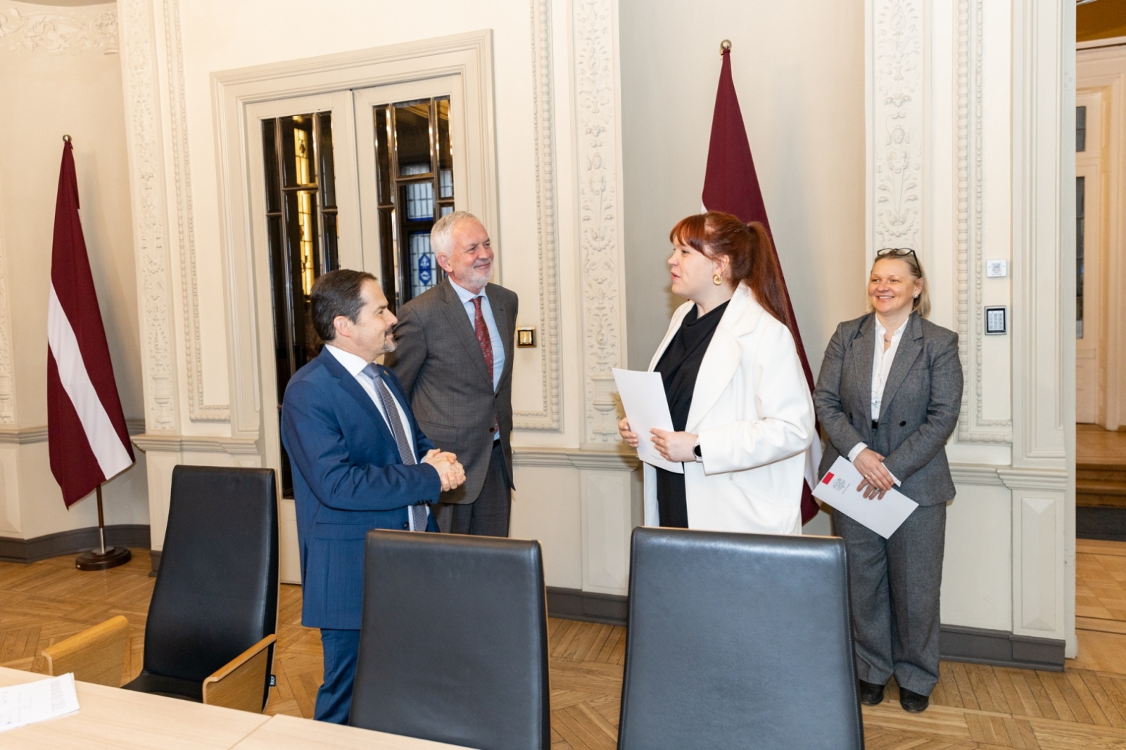 Tikšanās ar Ungārijas vēstnieku Latvijā V.E. Ģerģu Urkuti (H.E. Mr György Urkuti)