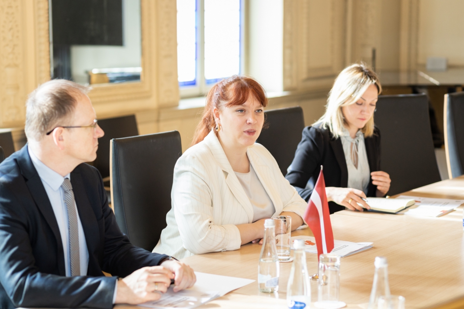 Tikšanās ar Somijas vēstnieci Latvijā V.E. Anni Salorantu (H.E. Mrs Anne Saloranta)