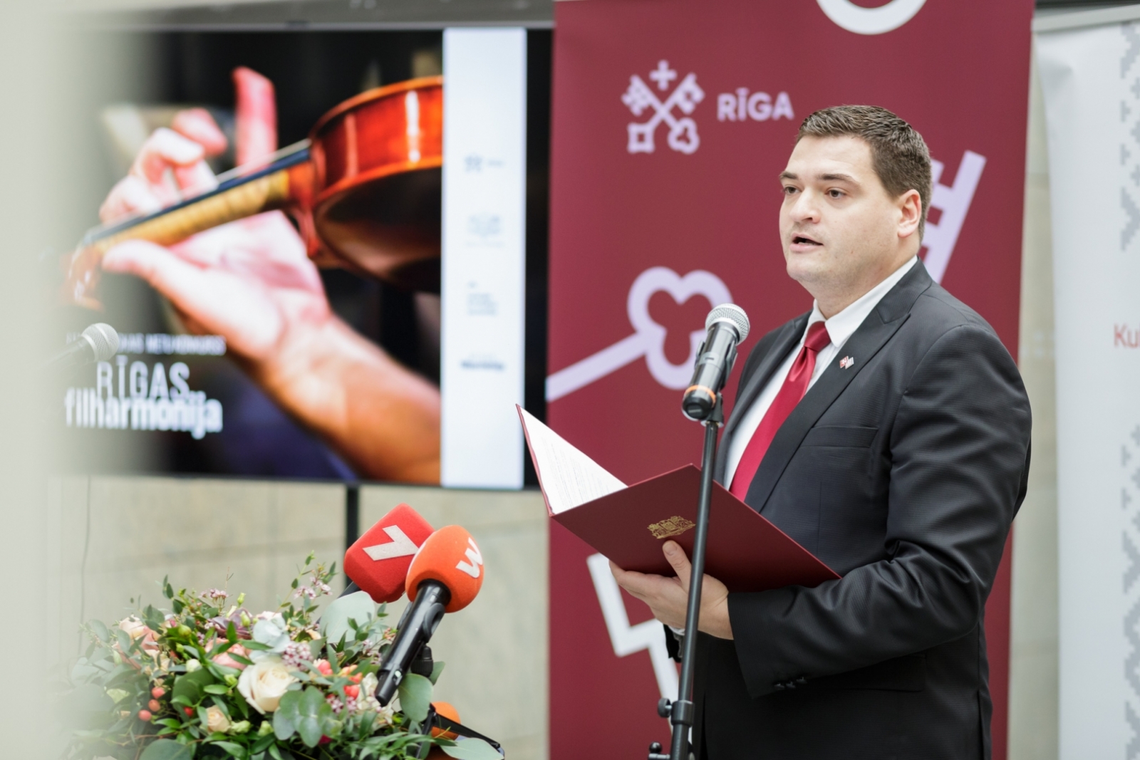 Preses konference par Rīgas filharmonijas starptautisko metu konkursu