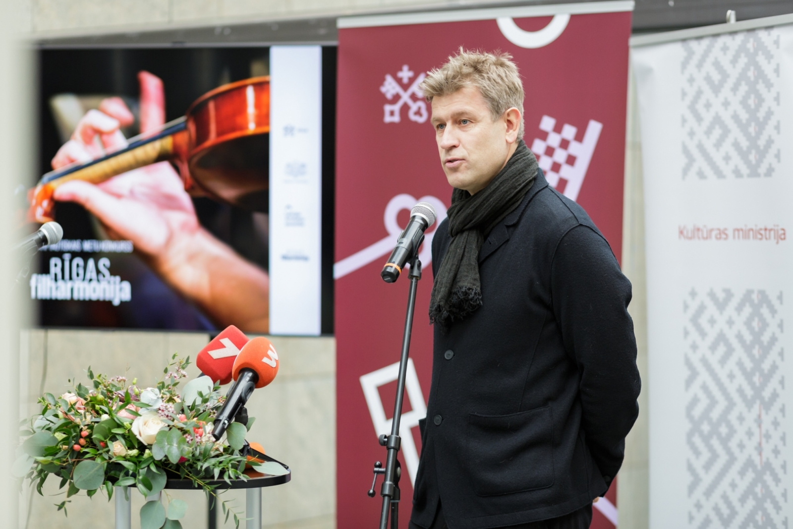 Preses konference par Rīgas filharmonijas starptautisko metu konkursu