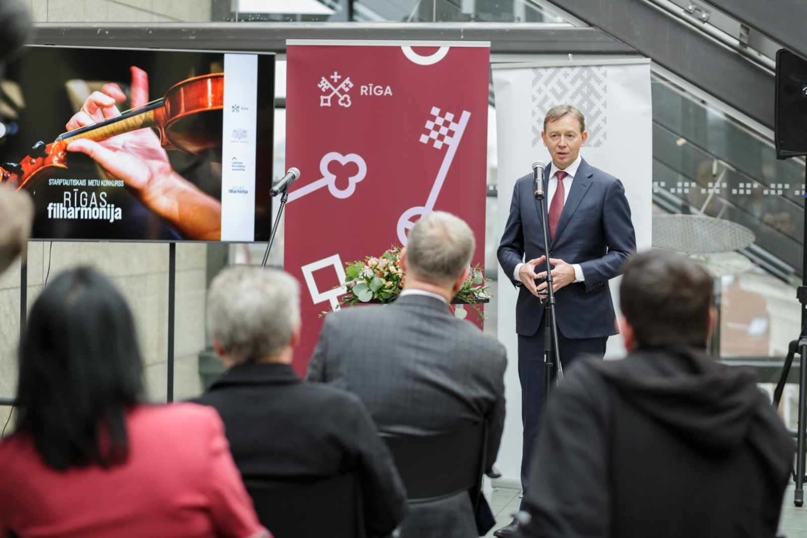 Preses konference par Rīgas filharmonijas starptautisko metu konkursu