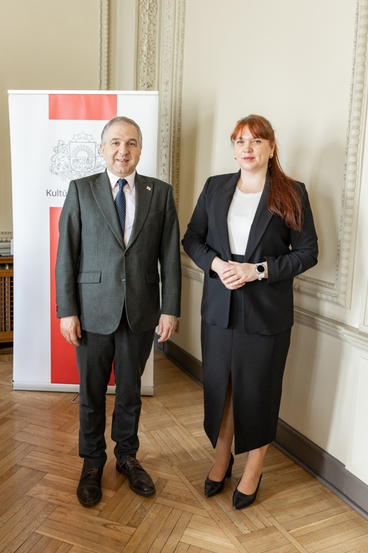 Tikšanās ar Gruzijas vēstnieku Latvijā V.E. Irakli Kurašvili (H.E. Mr Irakli Kurashvili)