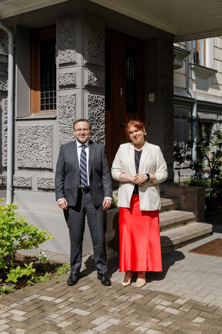 Tikšanās ar Kanādas vēstnieku Latvijā V.E. Mr Braienu Svorku (H.E. Mr Brian Szwarc)