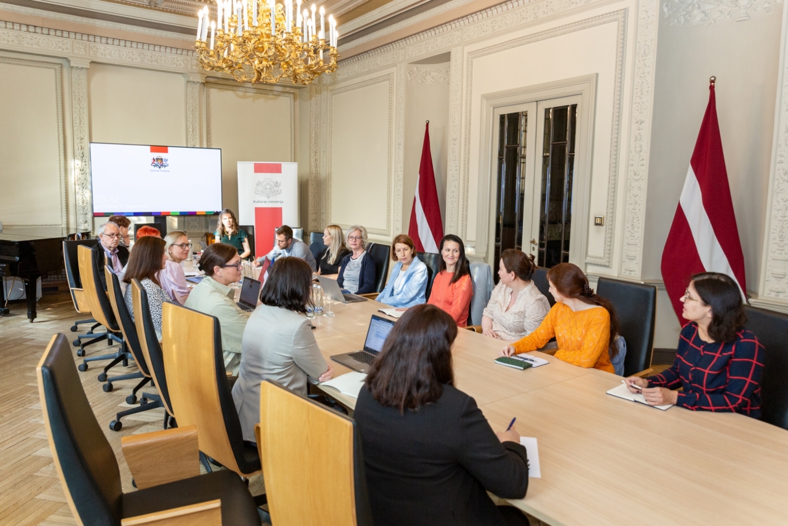 KM pārstāvji tiekas ar Igaunijas Kultūras ministrijas delegāciju