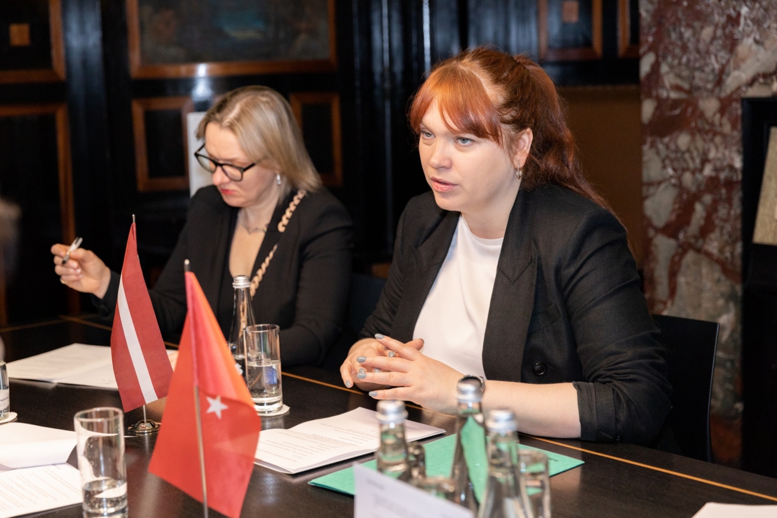 Tikšanās ar Turcijas vēstnieci Latvijā V.E. Šuli Eztunču (H.E. Mrs Şule Öztunç)
