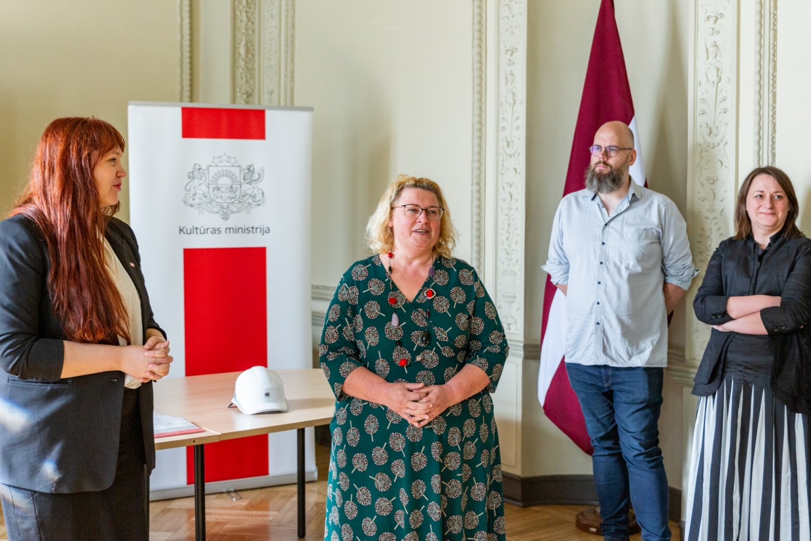 Kultūras ministres Agneses Loginas tikšanās ar KM kolektīvu