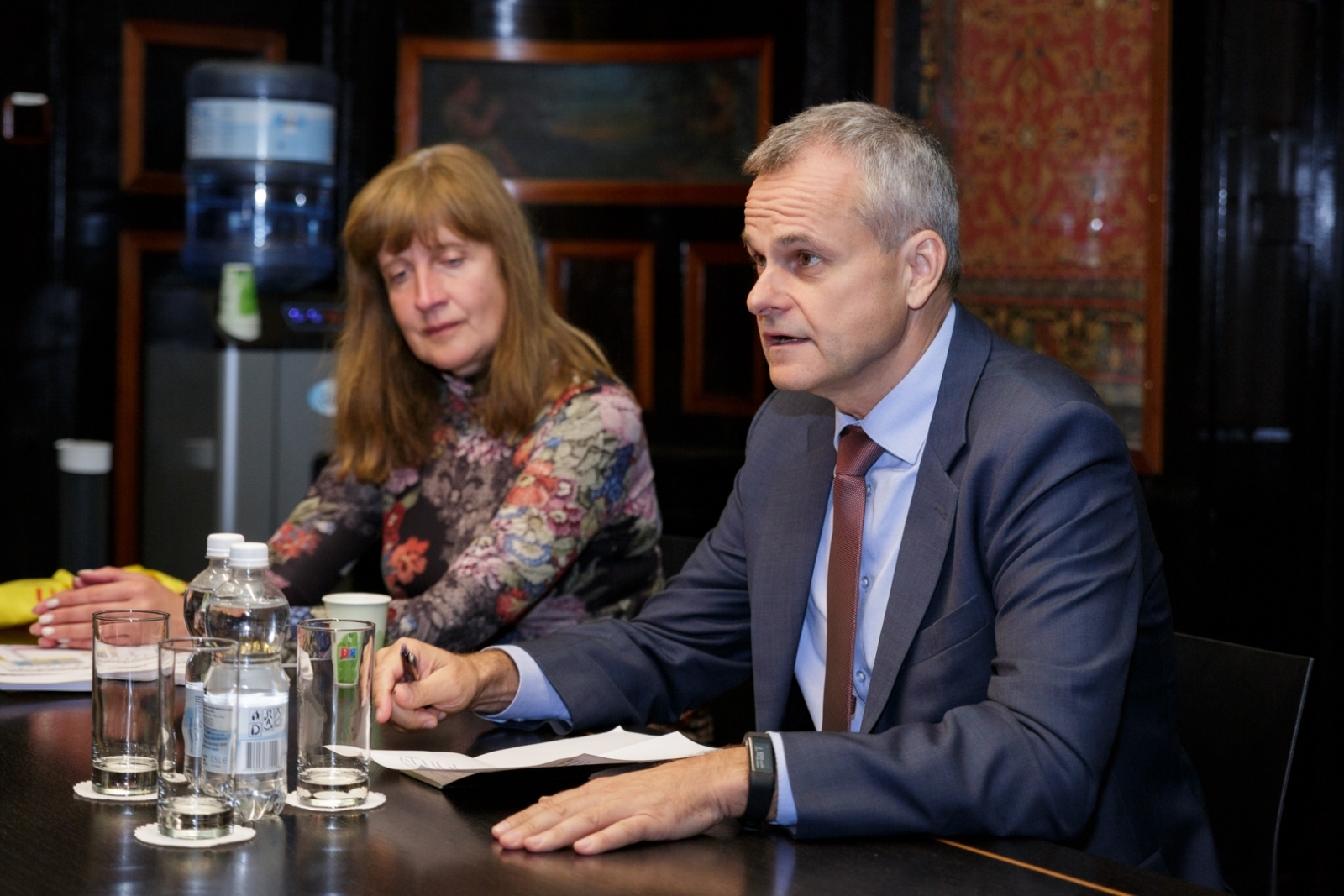 Kultūras ministre Agnese Logina tiekas ar Latvijas pārstāvjiem UNESCO un OECD