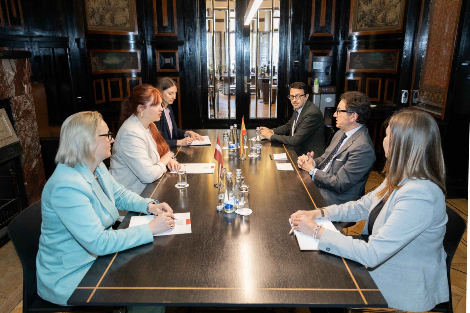 16.05.2024_Tikšanās ar Spānijas vēstnieku Latvijā V.E. Manuelu Alhamu Orenesu (H.E. Mr Manuel Alhama Orenes)