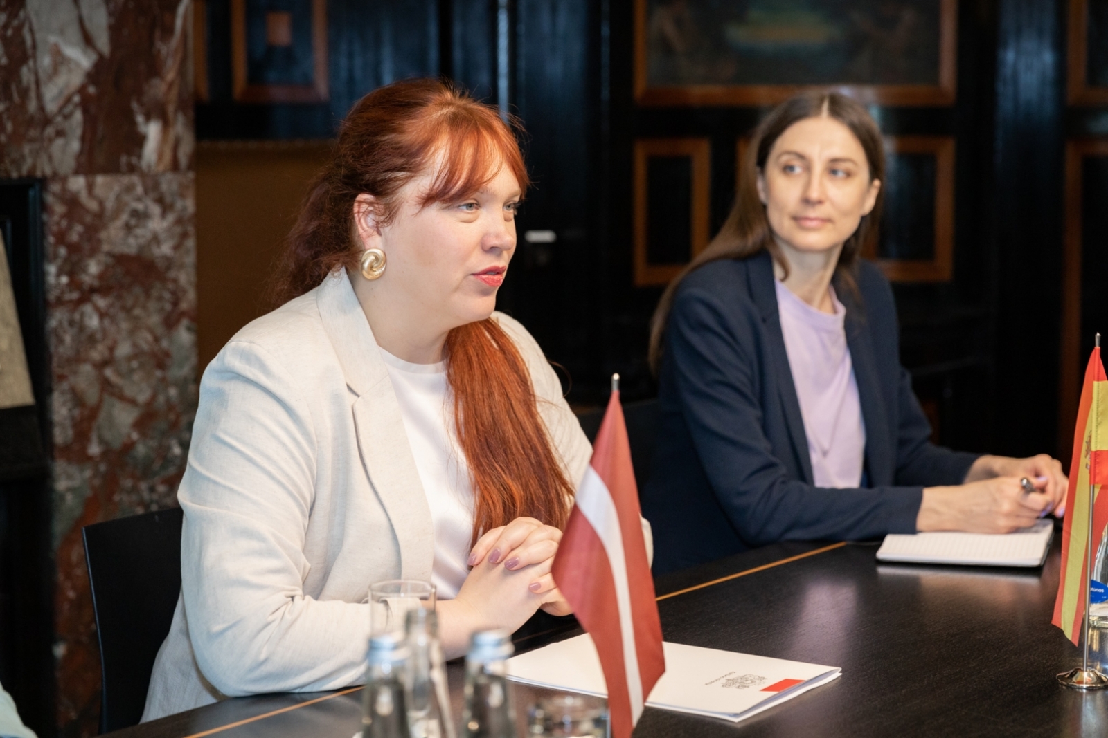 16.05.2024_Tikšanās ar Spānijas vēstnieku Latvijā V.E. Manuelu Alhamu Orenesu (H.E. Mr Manuel Alhama Orenes)