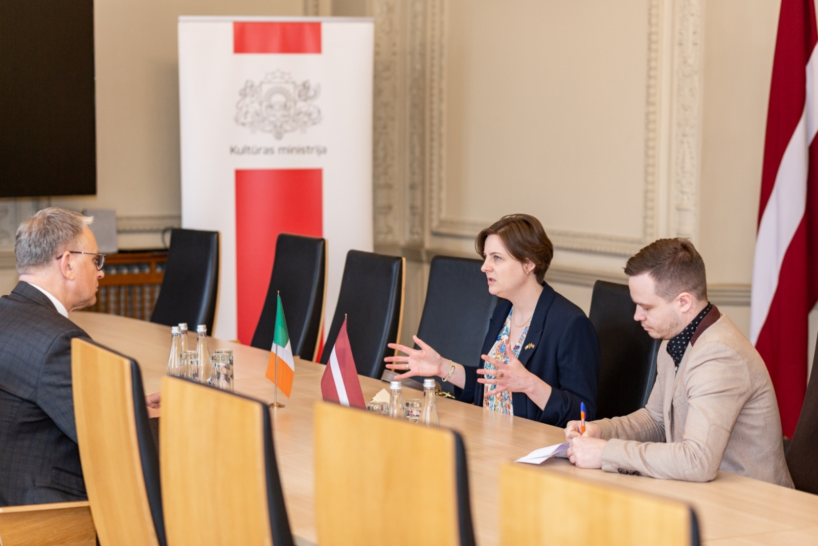 Tikšanās ar ar Īrijas vēstnieci Latvijā V.E. Īmeru Frīlu (H.E. Ms Eimear Friel)