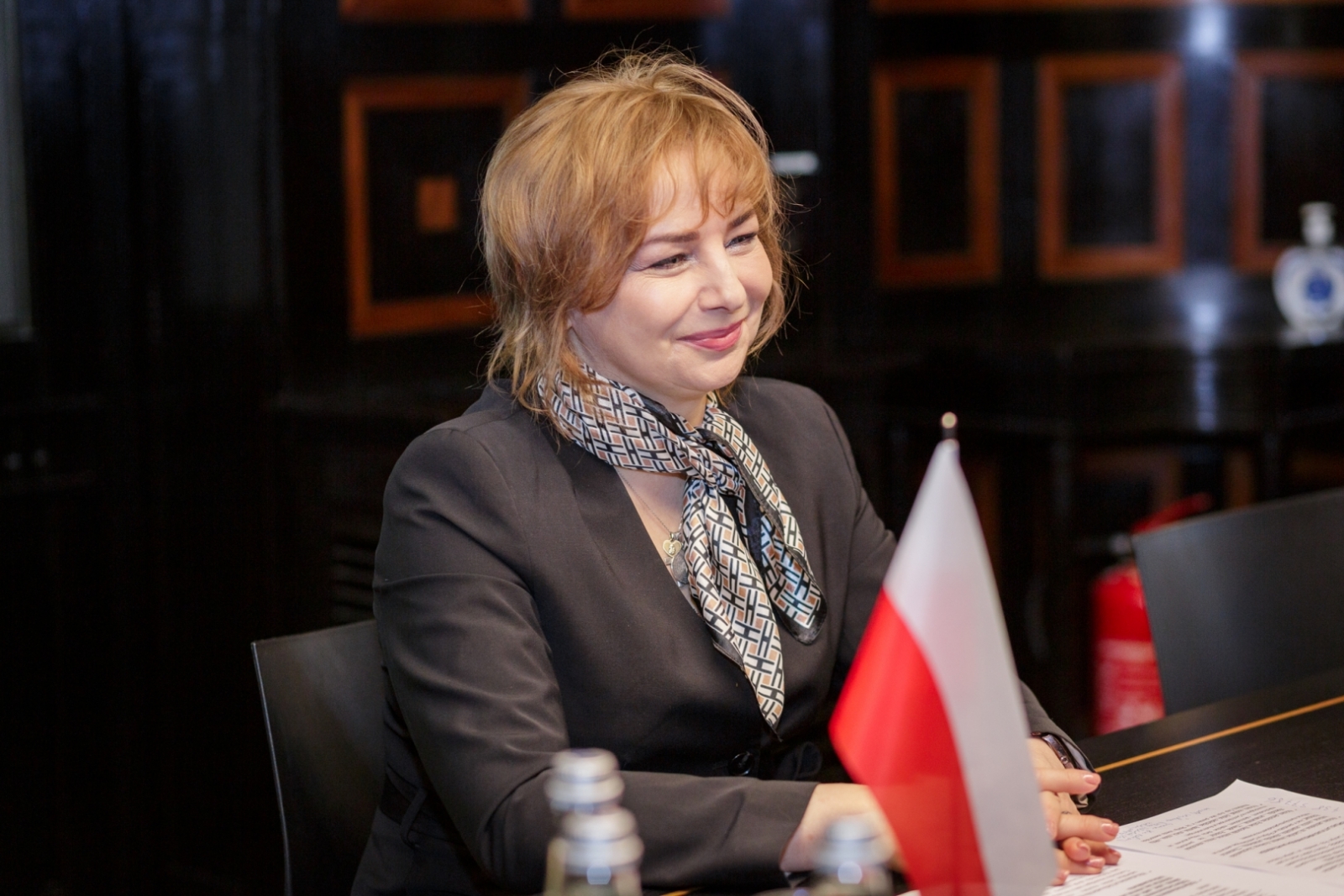 Tikšanās ar Polijas vēstnieci Latvijā V.E. Moniku Mihališinu (H.E. Monika Michaliszyn)