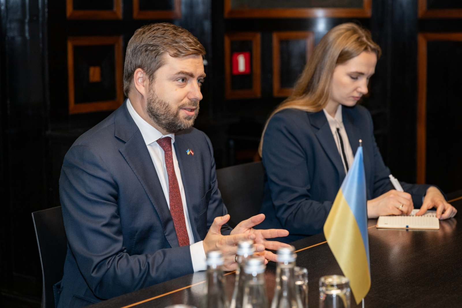 Tikšanās ar Ukrainas vēstnieku Latvijā V.E. Anatoliju Kucevolu (H.E. Mr. Anatolii Kutsevol)