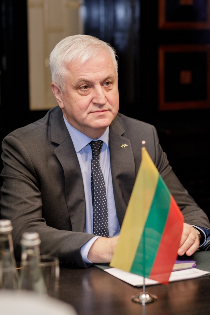 Tikšanās ar Lietuvas vēstnieku Latvijā V.E. Valdi Lastauski