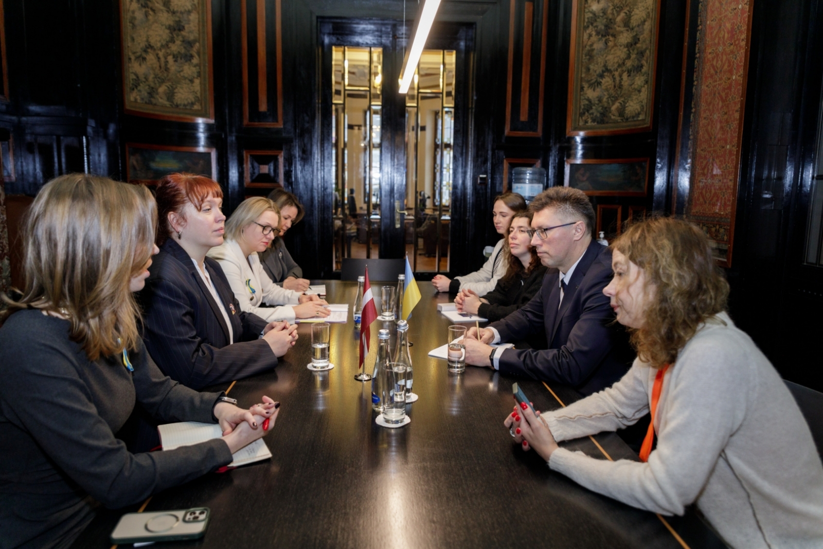Tikšanās ar Ukrainas kultūras ministra vietnieku Tarasu Ševčenko (Mr. Taras Shevchenko)