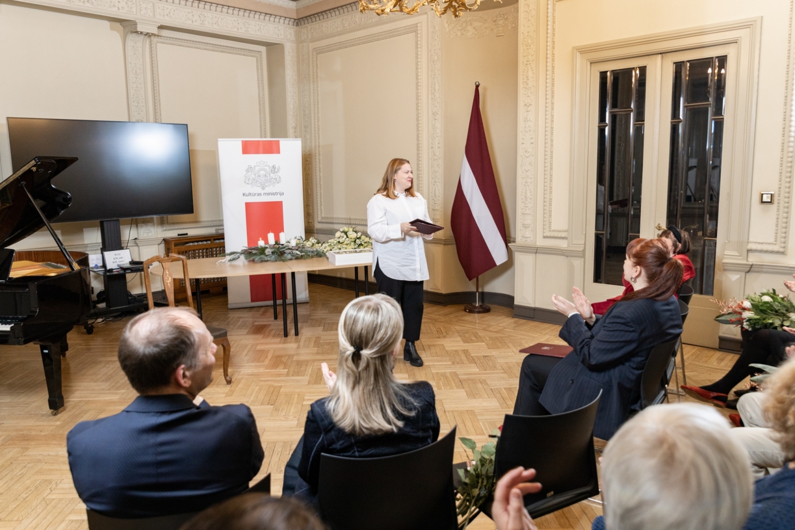 MK un KM Atzinības rakstu pasniegšanas ceremonija kultūras nozares personībām