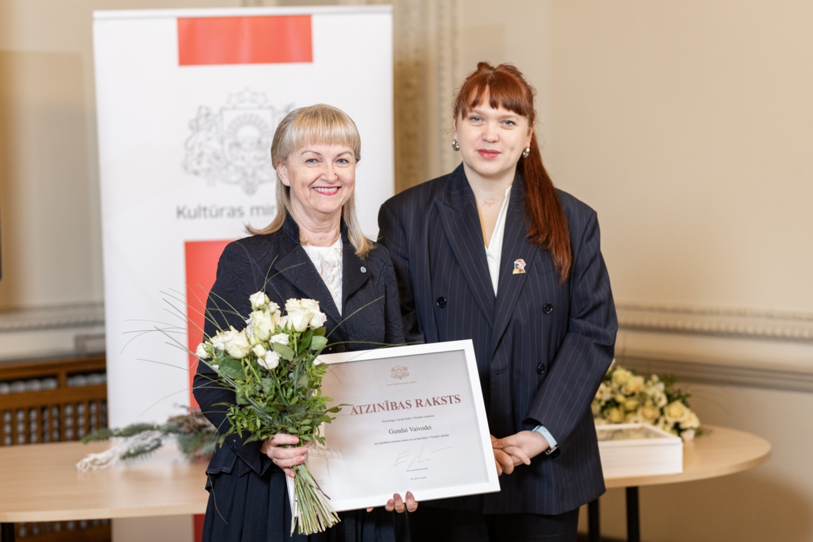 MK un KM Atzinības rakstu pasniegšanas ceremonija kultūras nozares personībām