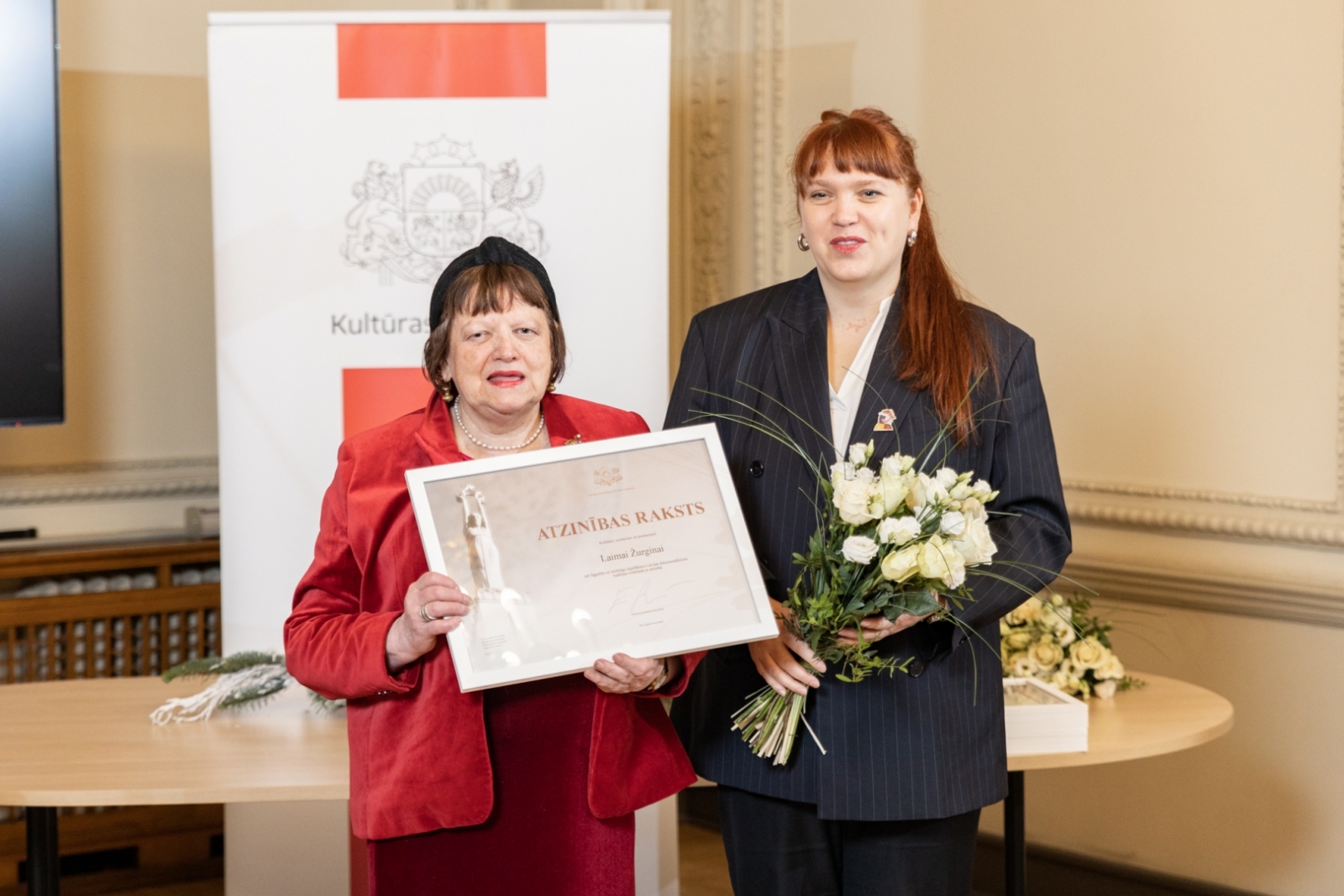 MK un KM Atzinības rakstu pasniegšanas ceremonija kultūras nozares personībām