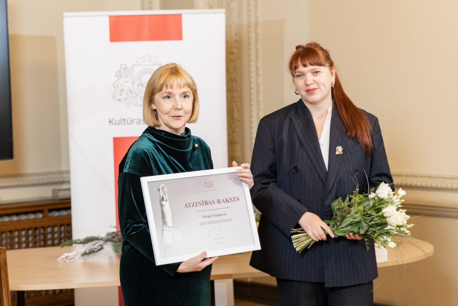 MK un KM Atzinības rakstu pasniegšanas ceremonija kultūras nozares personībām