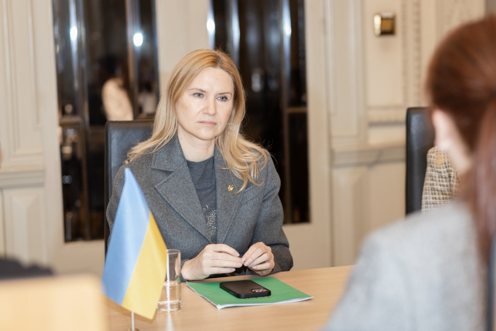 Tikšanās ar Ukrainas Augstākās Radas vicespīkeri Oļenu Kondratjuku (Olena Kondratiuk)