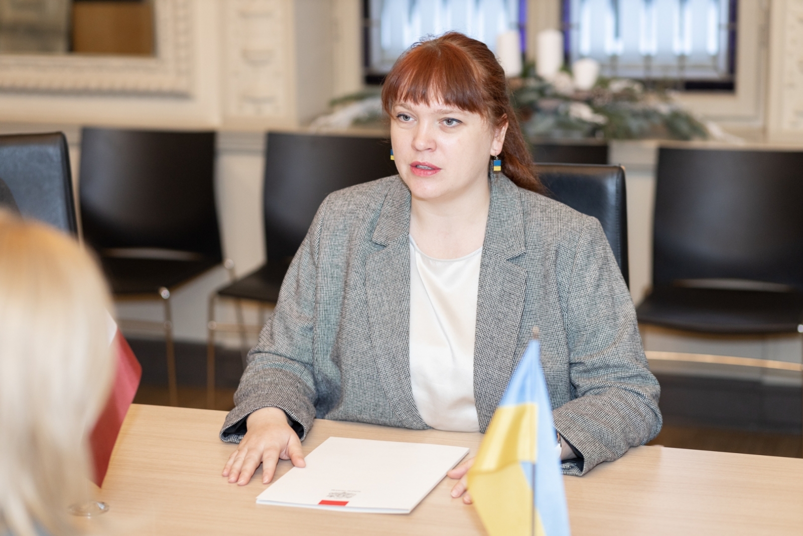 Tikšanās ar Ukrainas Augstākās Radas vicespīkeri Oļenu Kondratjuku (Olena Kondratiuk)