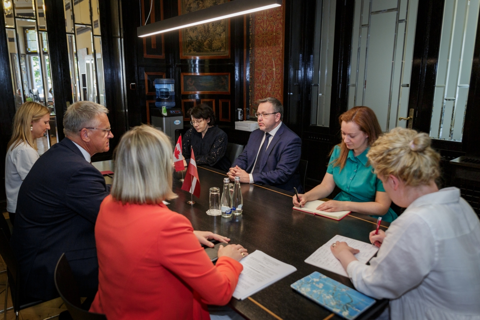 Tikšanās ar Kanādas vēstnieku Latvijā V.E. Braienu Svorku (H.E. Mr. Brian Szwarc)