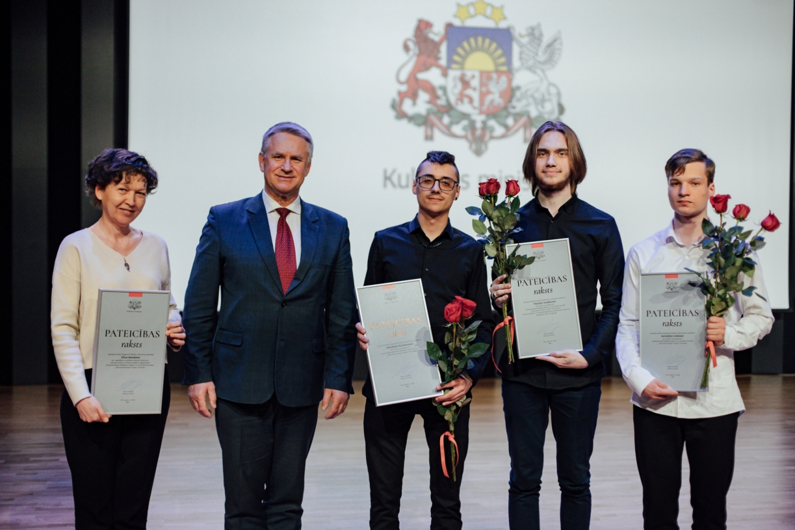 Kultūras ministrijas apbalvojuma un Cimzes balvas pasniegšanas pasākums