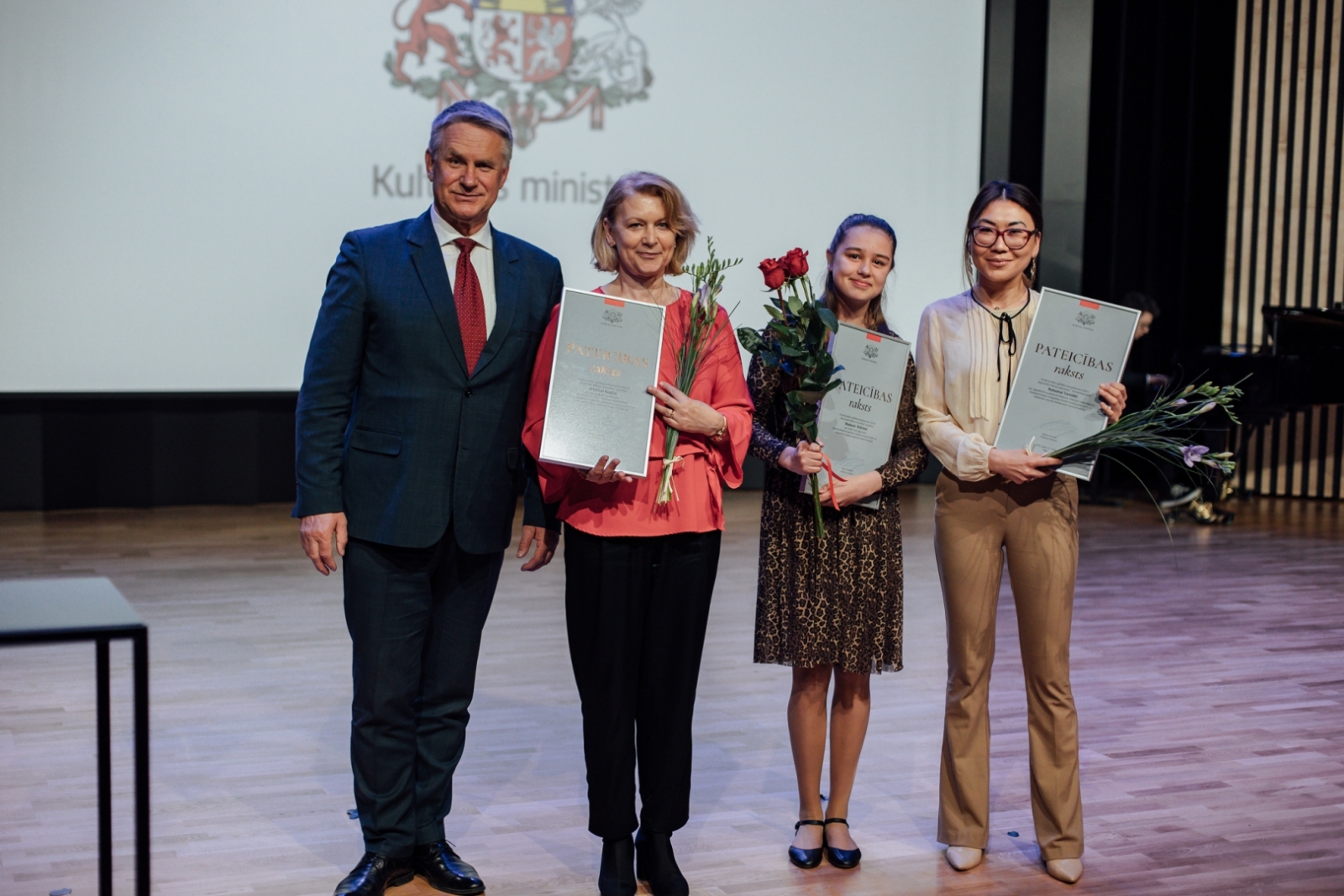 Kultūras ministrijas apbalvojuma un Cimzes balvas pasniegšanas pasākums