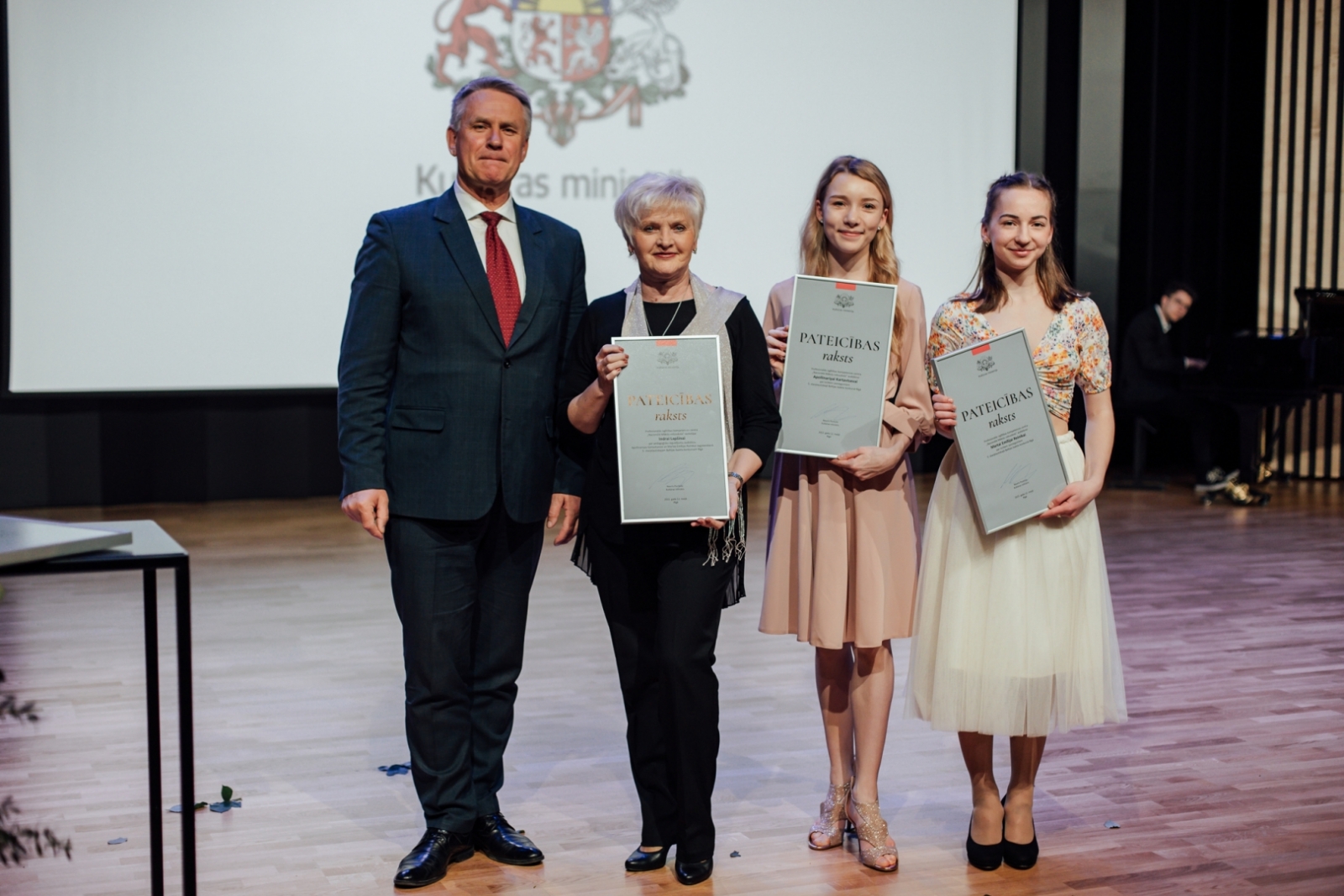 Kultūras ministrijas apbalvojuma un Cimzes balvas pasniegšanas pasākums