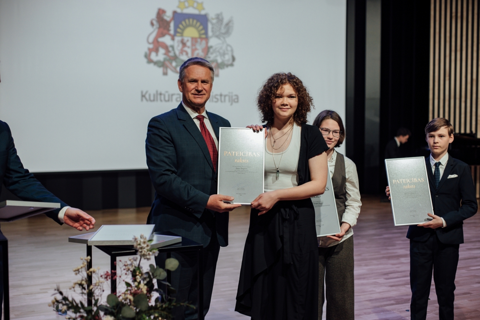 Kultūras ministrijas apbalvojuma un Cimzes balvas pasniegšanas pasākums