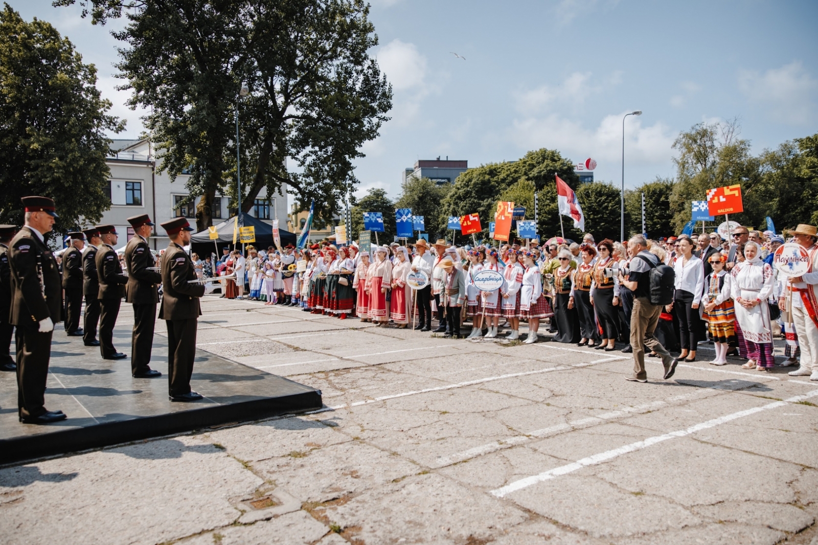 Kultūras ministre Agnese Lāce piedalās Latvijas mazākumtautību festivāla atklāšanā Liepājā