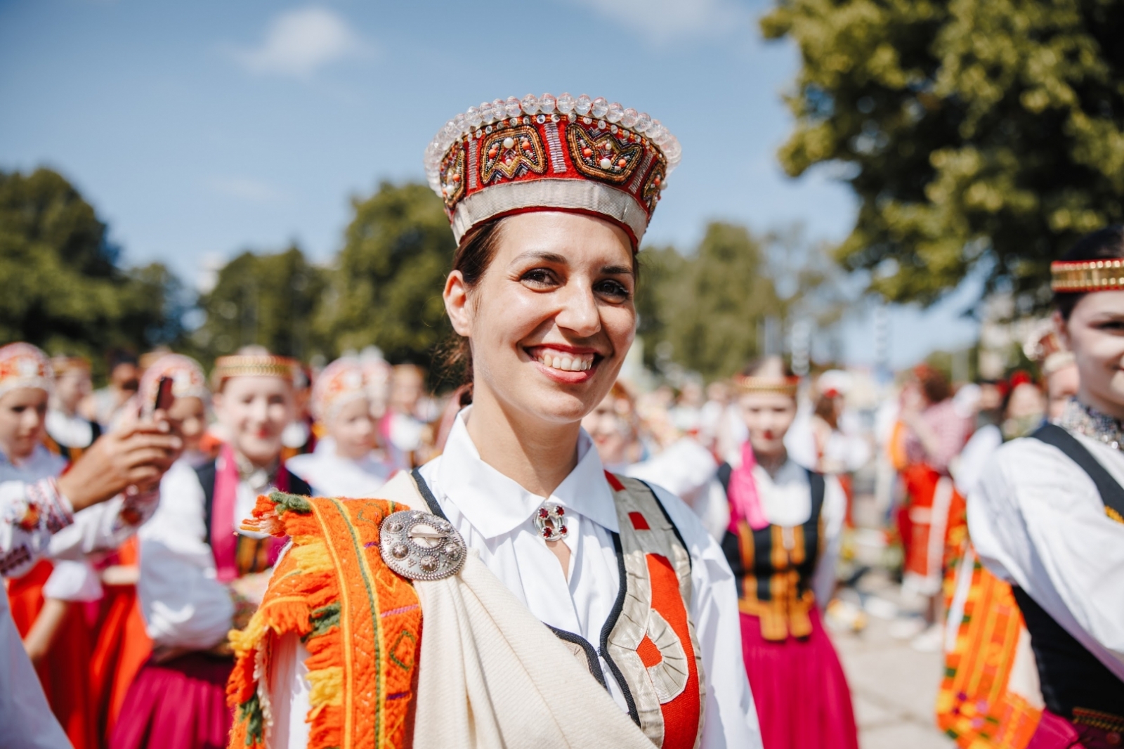 Kultūras ministre Agnese Lāce piedalās Latvijas mazākumtautību festivāla atklāšanā Liepājā
