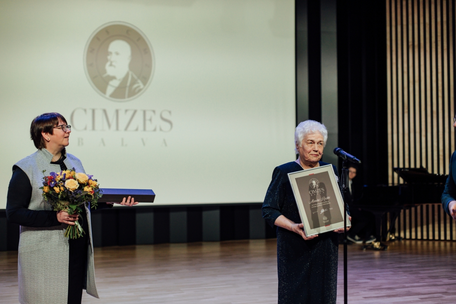 Kultūras ministrijas apbalvojuma un Cimzes balvas pasniegšanas pasākums