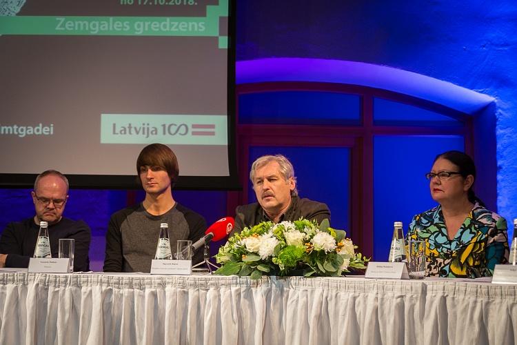 Latvijas simtgades koncertcikla "Latvijas gredzens" otrā posma "Kurzemes gredzens" preses konference