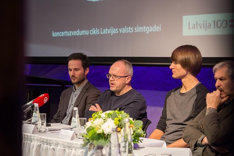 Latvijas simtgades koncertcikla "Latvijas gredzens" otrā posma "Kurzemes gredzens" preses konference