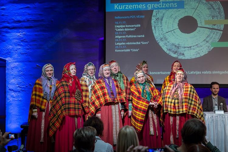 Latvijas simtgades koncertcikla "Latvijas gredzens" otrā posma "Kurzemes gredzens" preses konference